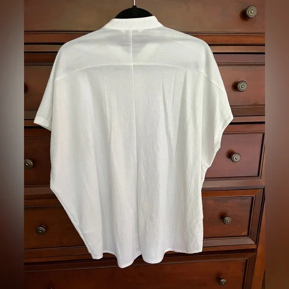Club Monaco Jandina White Shirt Oversize Nordstrom L - Picture 7 of 13